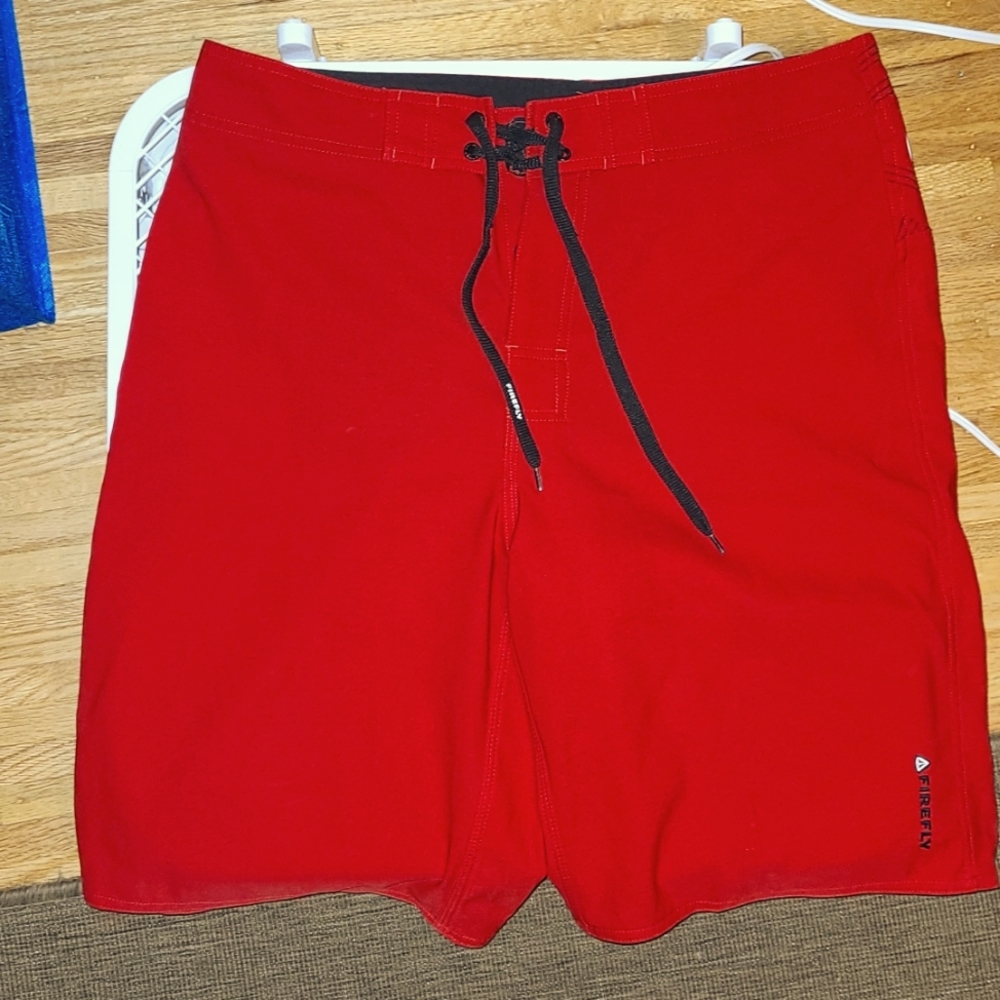 Size Medium - Red Swim shorts - Brand "firefly"